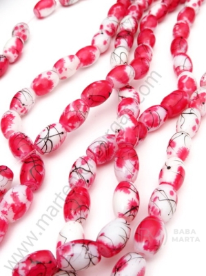 Sticlă cilindrică 11x8mm vopsit 80cm ~72 buc 1 buc 343562