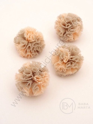 Pompom textil ~25mm bicolor 1 pachet 10 buc 461387