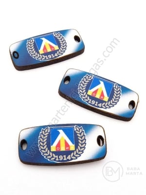 Țiglă de lemn 33x16mm gaură STÂNGĂ 4x2mm 1 pachet 10 buc 182355