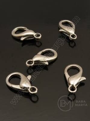 Încuietoare metalică 12x21mm color argintie 10 buc 301512