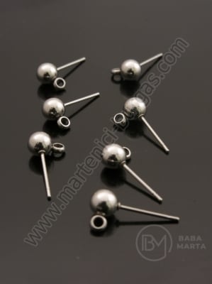 Suport cercei 14x6x3x0.7mm oțel 4 bucăți 309475