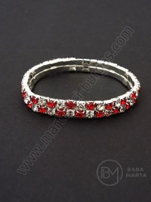 Martenitsa metalică cu cristale elastice 1 pachet 12 buc 105185