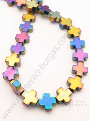 Cruce hematită cameleon 10x10x4mm ~39 buc 1 buc 351586