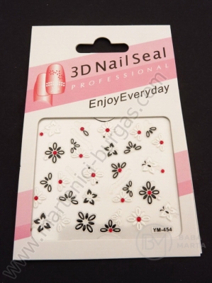 Autocolant 3D pentru decorarea manichiurii 1 bucată 181392