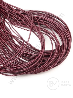 Brocart bright din piele ecologică 2mm violet 5 meters 421203
