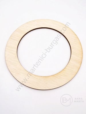 Figurină din lemn 215x3x25mm cerc 1 pack 2 pcs 182396