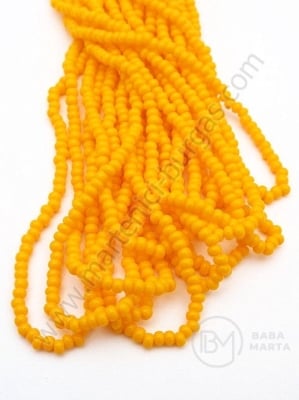 Mărgele cehe PRECIOSA din glass 2mm ~55cm şir 1 paket 12 şiruri 331686