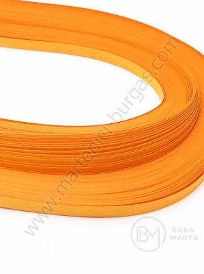Benzi de quilling 5mm x 530mm portocalii, 1 pachet, 120 buc. 175060