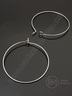 Cercei rotunzi 30x1mm OȚEL 1 pachet 10 buc 307919