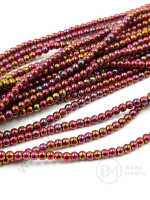 Mărgele de vitola 2.5 mm galvanizată 1 buc ~36 cm ~180 bucăți 343823