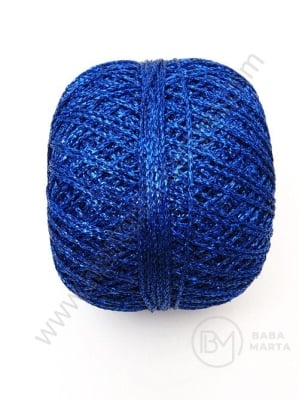 Lamé Brocart albastru regal 90%lamé 10%poliamida 50g 350m 431257