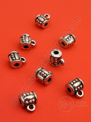 Cilindru metalizat 11x8.5x7mm bore 3mm 40g ~152 buc 318211