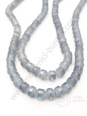 Şir de mărgele cristaline 5,5x6,5mm galvanizat 1 buc ~100 buc ~54cm 342382