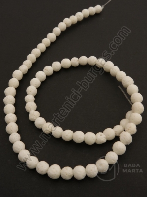 Alb vulcanic (coral alb) 6mm ~67 buc 1 buc 351486
