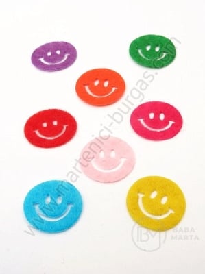 Fetru smile 16x1mm mix 1 pachet 50 buc 181901