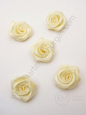 Satin roz ecru ~18mm 1 pachet 20 buc 461391