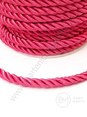 Sfoară de polyester rasucită 5mm cyclam 1 metru 441294