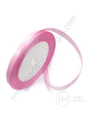 Panglică de satin 6mm roz dark 1 rollă ~22 metri 451666