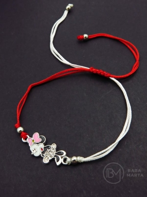 Martenitsa cu mărgele metallice 12 bucăți 104105