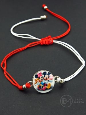 Martenitsa cu mărgele metallice 12 bucăți 104120