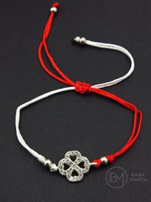 Martenitsa cu mărgele metallice 12 bucăți 104205