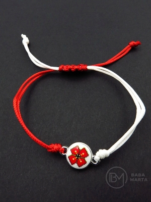 Martenitsa cu mărgele metallice 12 bucăți 104231