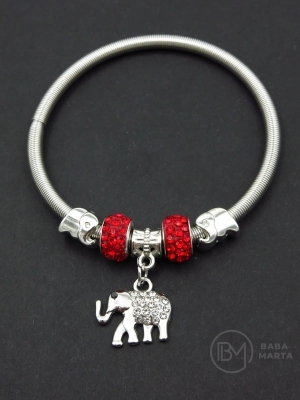 Martenitsa metalică cu cristale 12 bucăți 104793