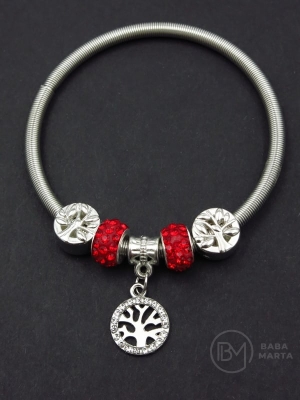 Martenitsa metalică cu cristale 12 bucăți 104794