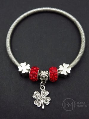 Martenitsa metalică cu cristale 12 bucăți 104795