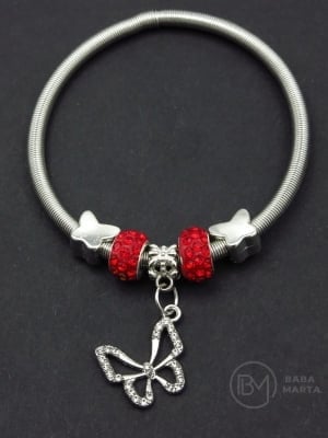 Martenitsa metalică cu cristale 12 bucăți 104796
