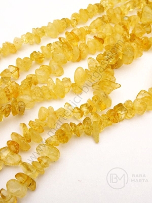 Piatră naturală Citrină 5-9mm ~85cm 1 buc 355596