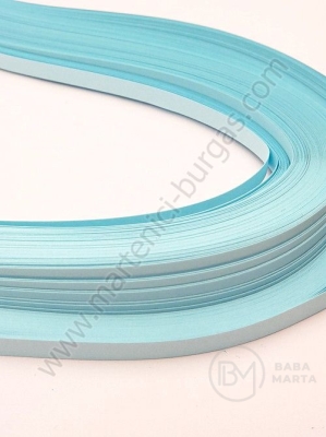 Benzi de quilling 5mm x 530mm albastru deschis 1 pachet 120 buc 175050