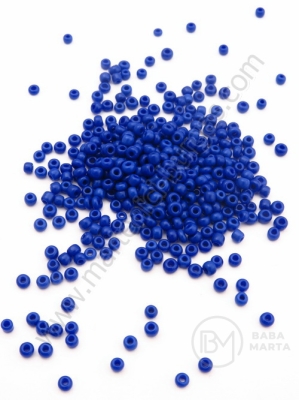 Mărgele de vitola albastru închis solid 2mm 50g 332130