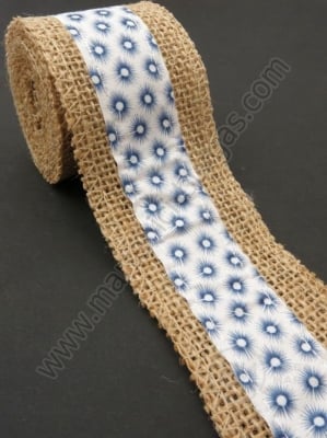 Bandă de pânză de sac cu bandă textilă width 50mm - length ~2 meters 1 rollă 462071