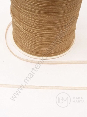 Panglică organza 3mm bej 20 metri 451235