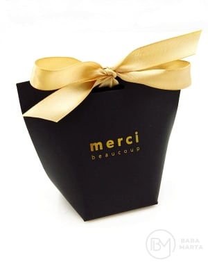 Cutie de carton pliábila de lux 120x100x60mm - Merci beaucoup 2 pieces 113080
