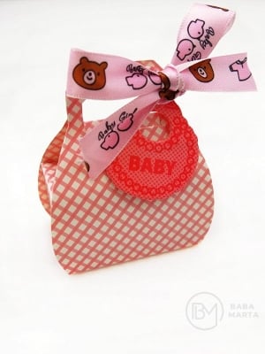 Cutie pliabilă din carton 70x40x80mm 2 bucăți 113094