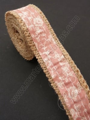 Bandă de pânză de sac cu bandă textilă width 25mm - length ~2 meters 1 rollă 462016