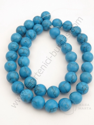 Mărgele turcoaz 10mm ~40 buc 1 buc 351530