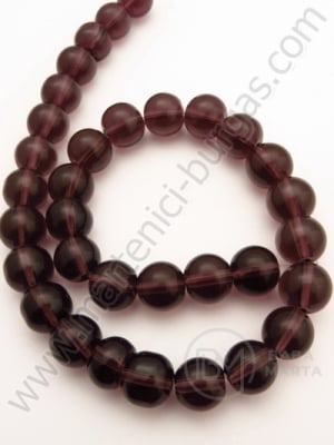 Mărgele de sticlă 12mm violet ~29 bucăți 1 bucată 343085