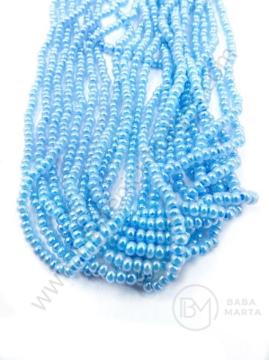 Mărgele cehe PRECIOSA din glass 2mm ~55cm şir 1 paket 12 şiruri 331780
