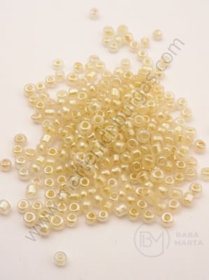 Mărgele de vitola Ceylon color bananei 3mm 50g 333111