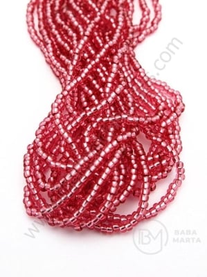 Mărgele cehe PRECIOSA din glass 2mm ~55cm şir 1 paket 12 şiruri 331707