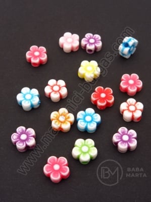 Amestec de flori 9x4mm 1 pachet 40g ~232 buc 312201