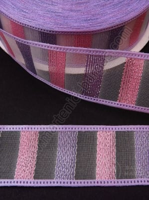 Panglică organza colorată 25mm, 1 pachet, 5 metri, 451417