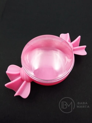 Cutie de bomboane cu mărgele 13x7x4.5cm plastic 171190
