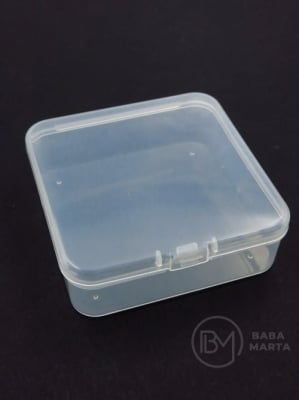 Cutie pentru mărgele 7,5x7,5x2,5cm plastic 171195