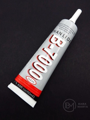Adeziv siliconic monocomponent B-7000 transparent 50ml 171212