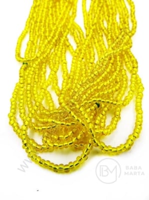 Mărgele cehe PRECIOSA din glass 2mm ~55cm şir 1 paket 12 şiruri 331711