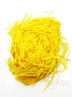 Iarbă de papieri pentru decor, color galbenă, 50 de grame 175146